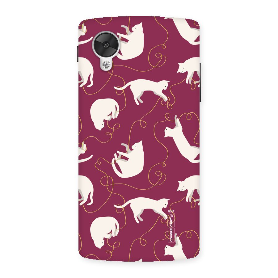 Lazy Kitty Back Case for Google Nexsus 5