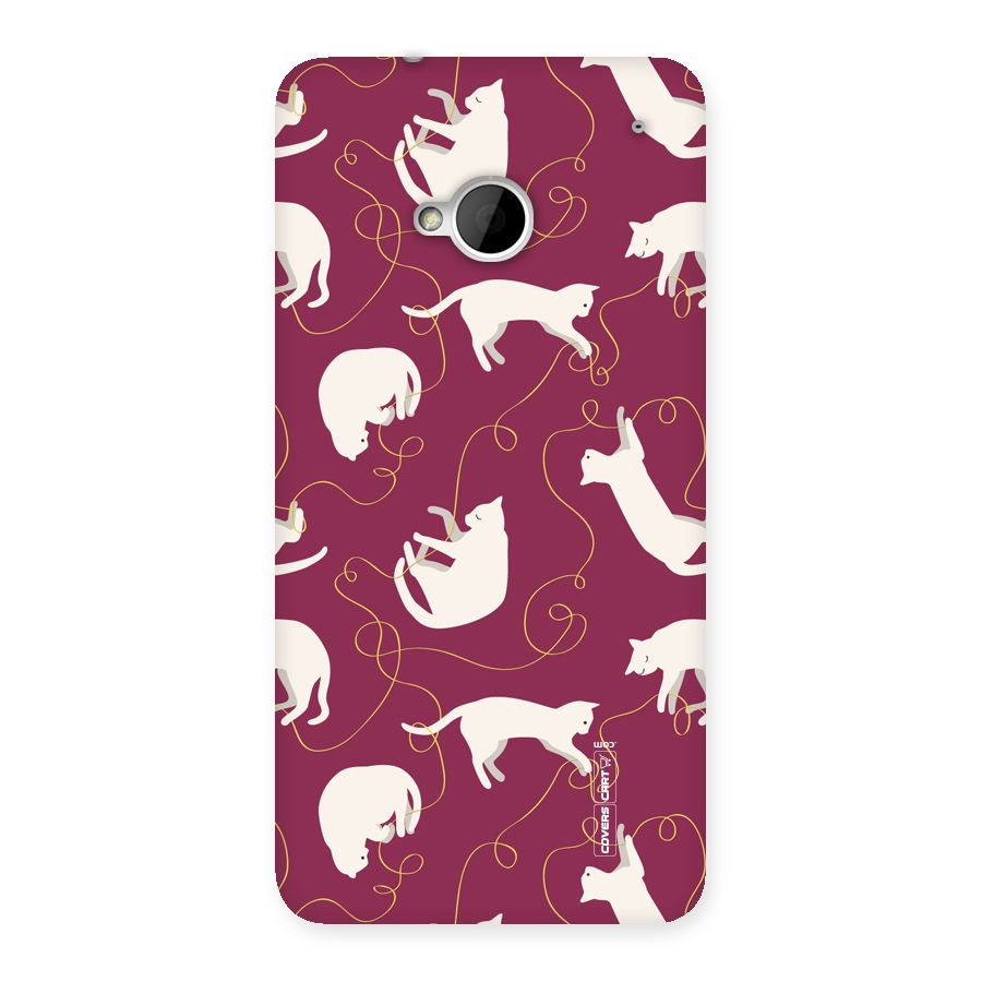 Lazy Kitty Back Case for HTC One M7