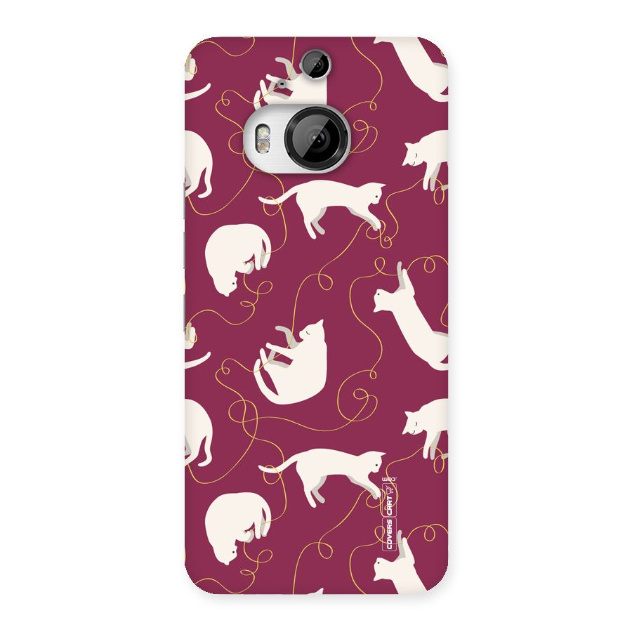 Lazy Kitty Back Case for HTC One M9 Plus