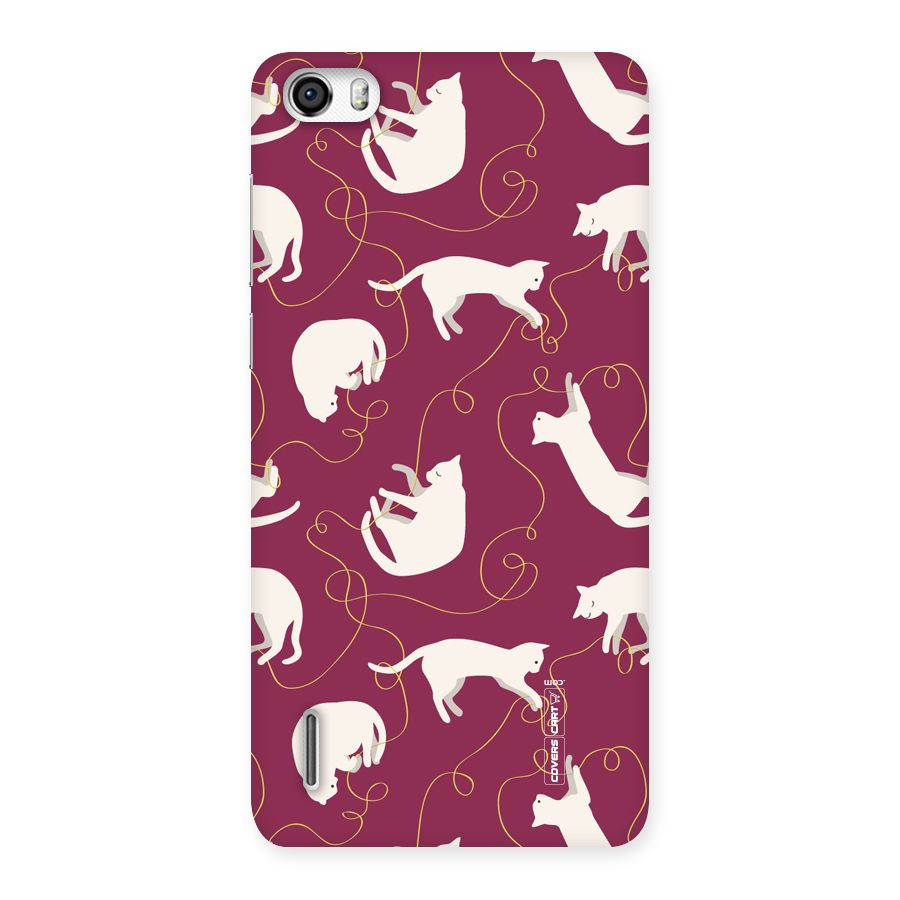 Lazy Kitty Back Case for Honor 6