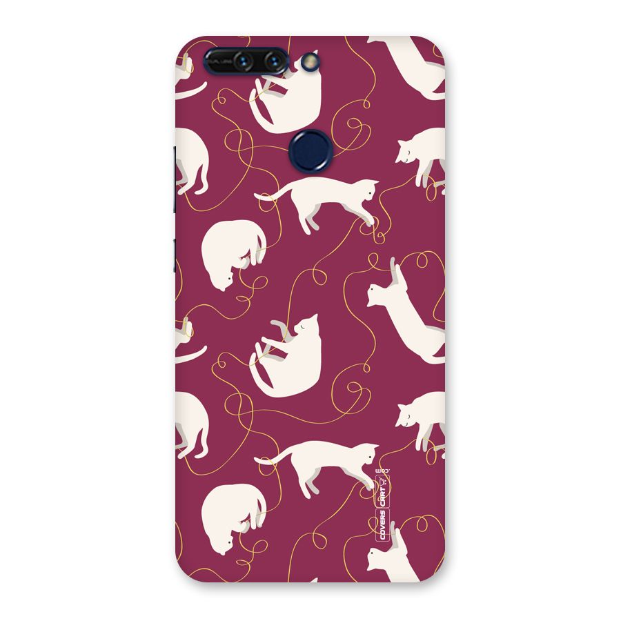 Lazy Kitty Back Case for Honor 8 Pro