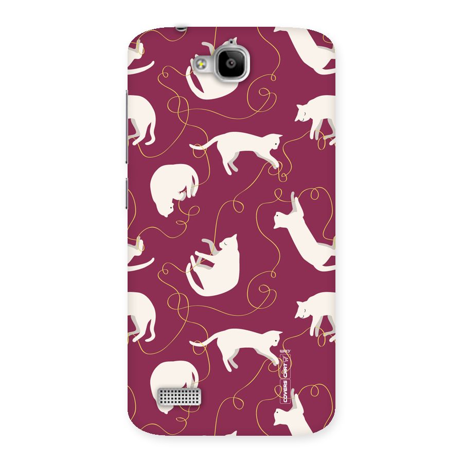 Lazy Kitty Back Case for Honor Holly