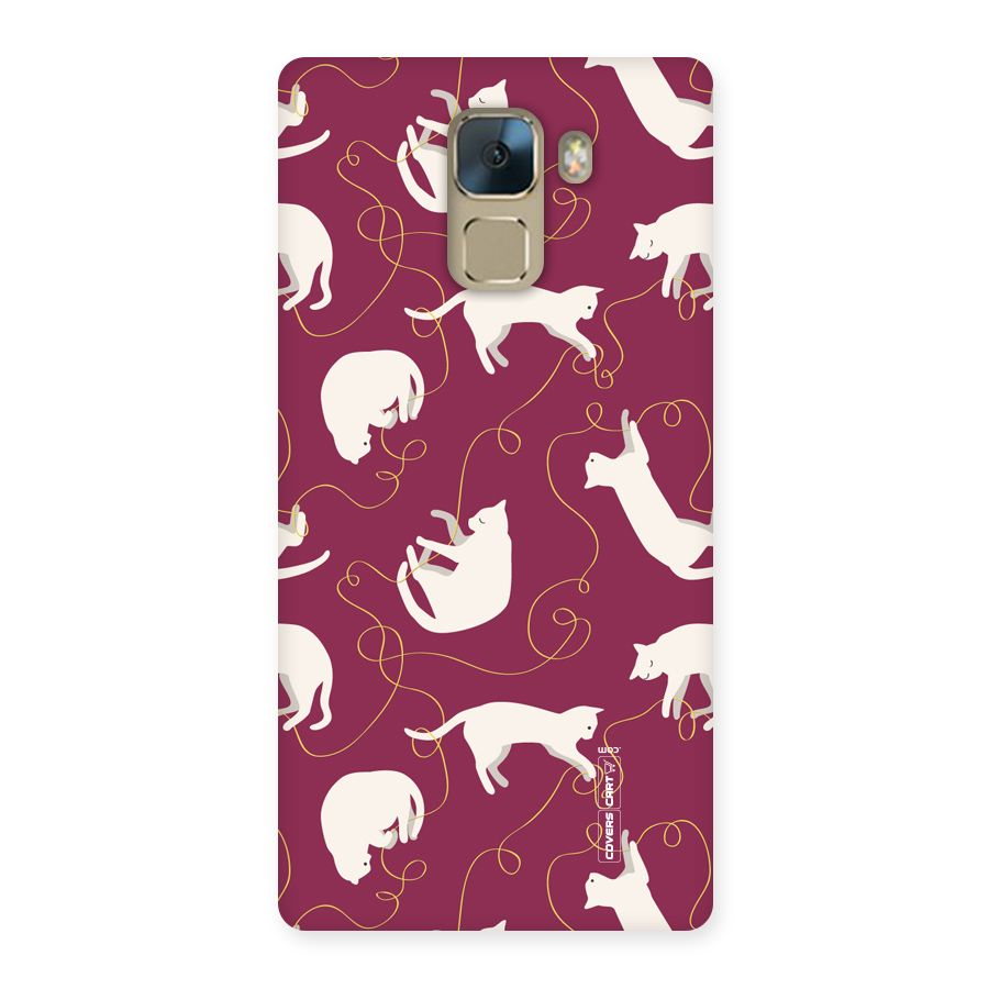 Lazy Kitty Back Case for Huawei Honor 7