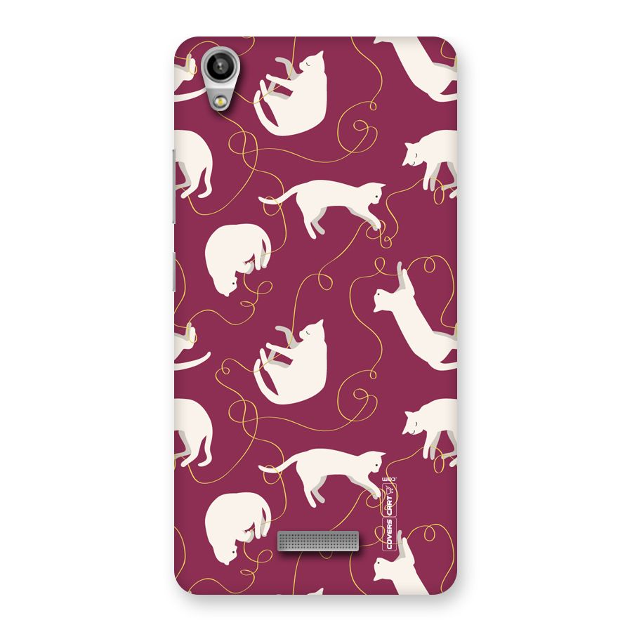 Lazy Kitty Back Case for Lava-Pixel-V1