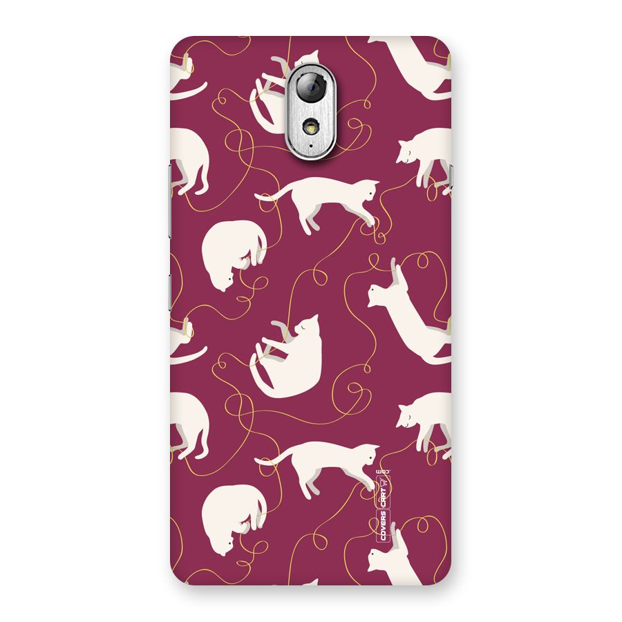 Lazy Kitty Back Case for Lenovo Vibe P1M