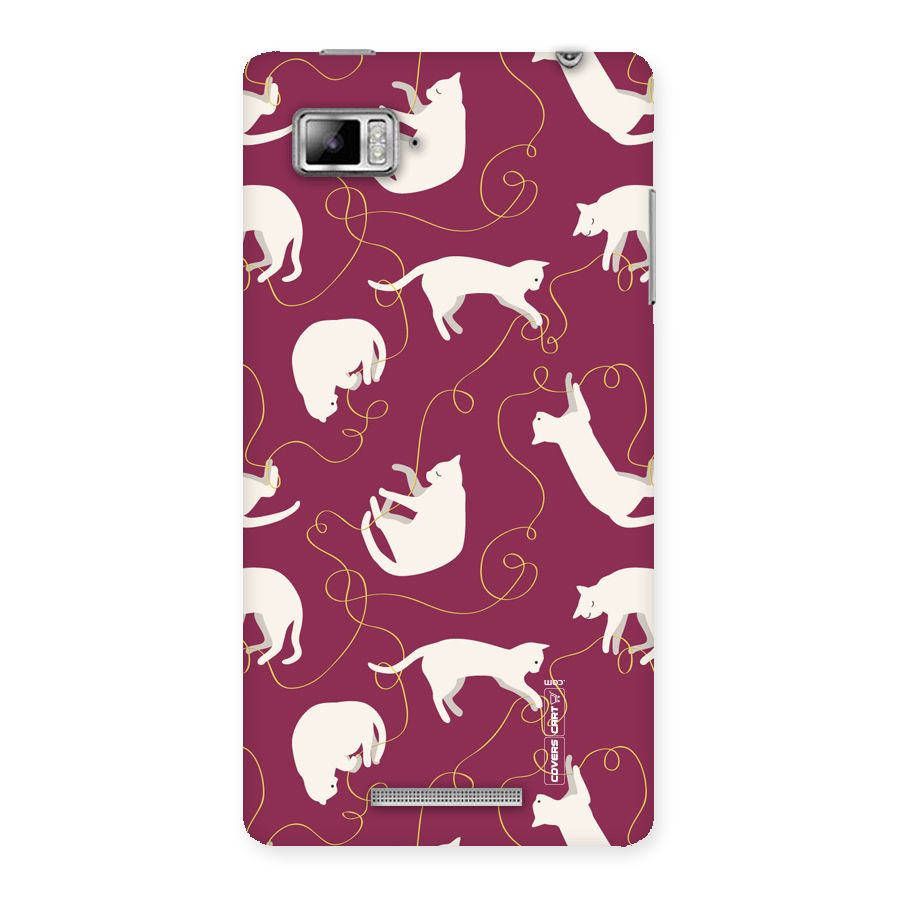 Lazy Kitty Back Case for Lenovo Vibe Z K910