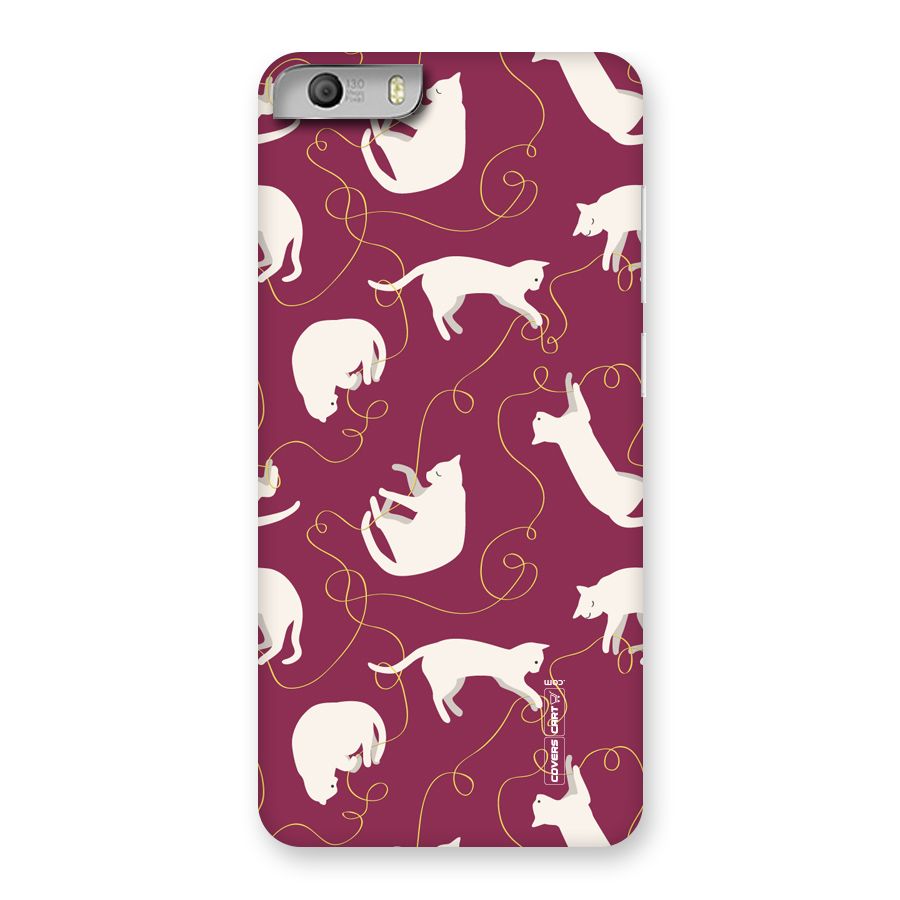 Lazy Kitty Back Case for Micromax Canvas Knight 2