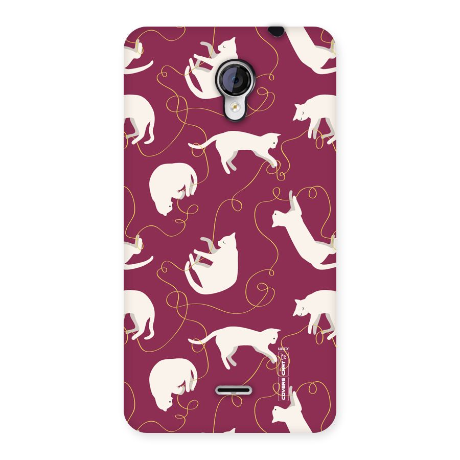 Lazy Kitty Back Case for Micromax Unite 2 A106