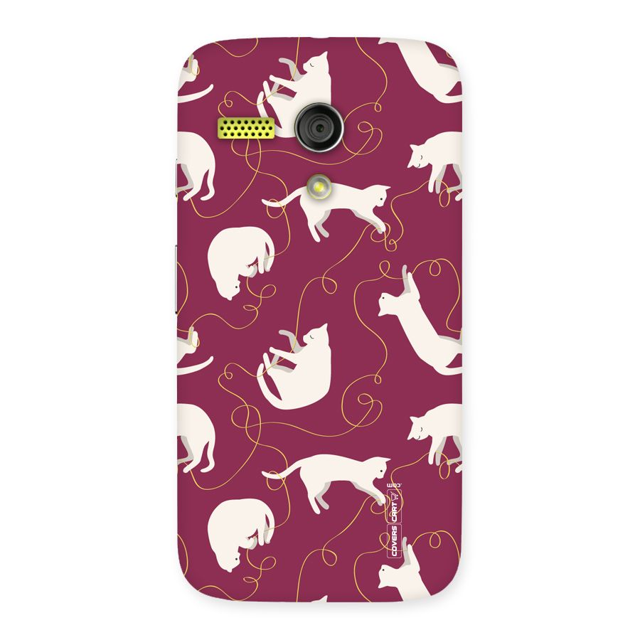 Lazy Kitty Back Case for Moto G