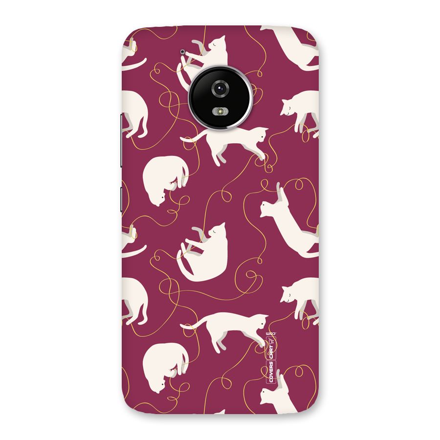 Lazy Kitty Back Case for Moto G5