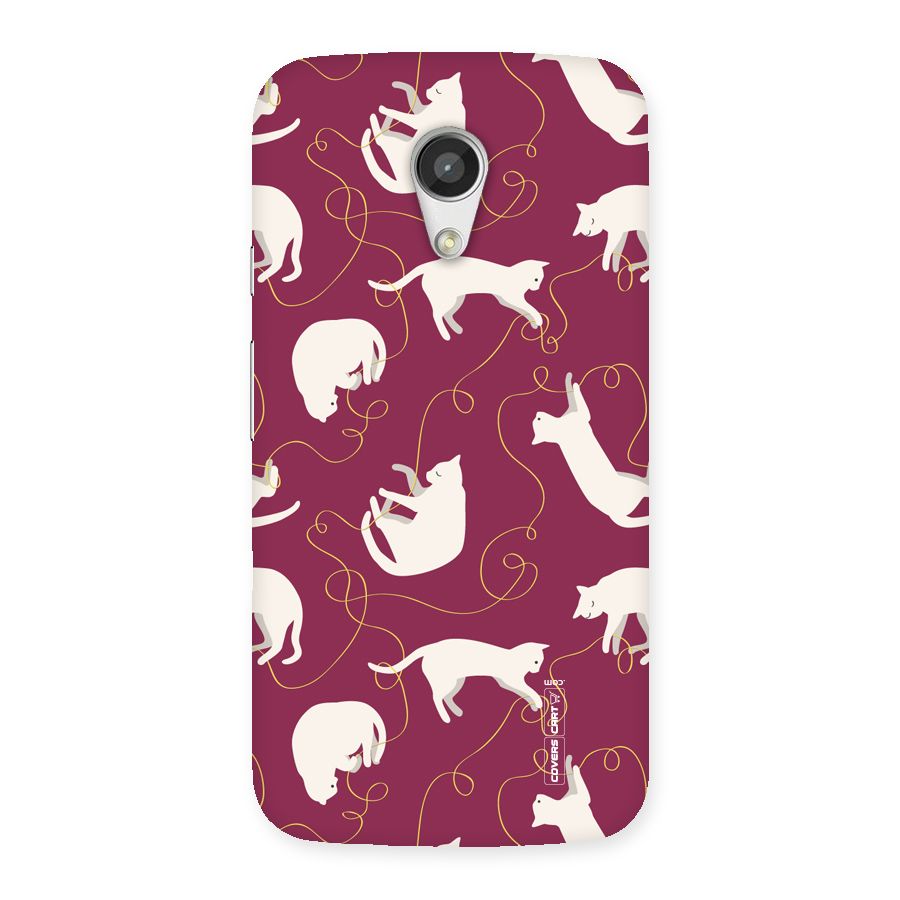Lazy Kitty Back Case for Moto G 2nd Gen