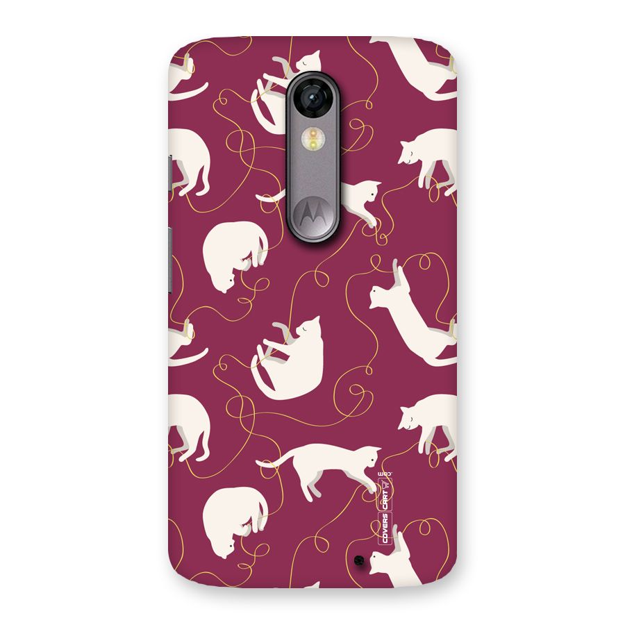 Lazy Kitty Back Case for Moto X Force