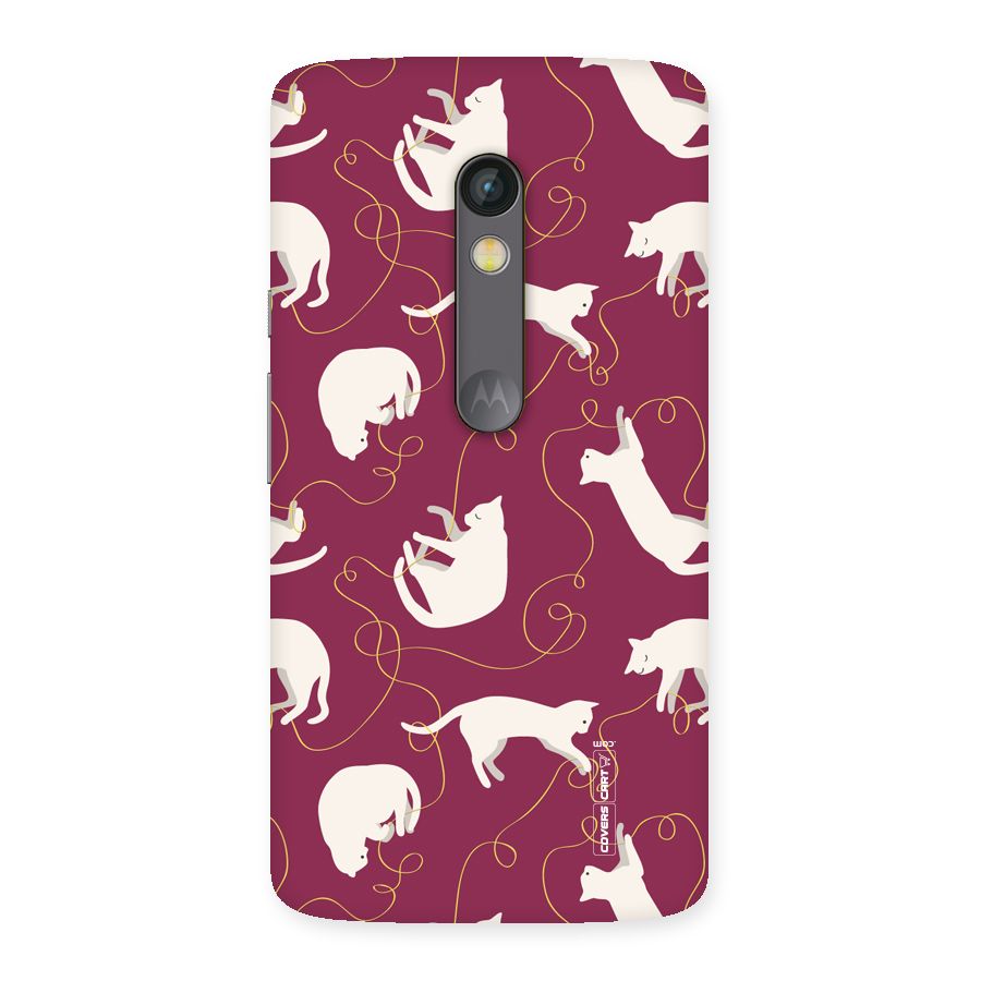 Lazy Kitty Back Case for Moto X Play