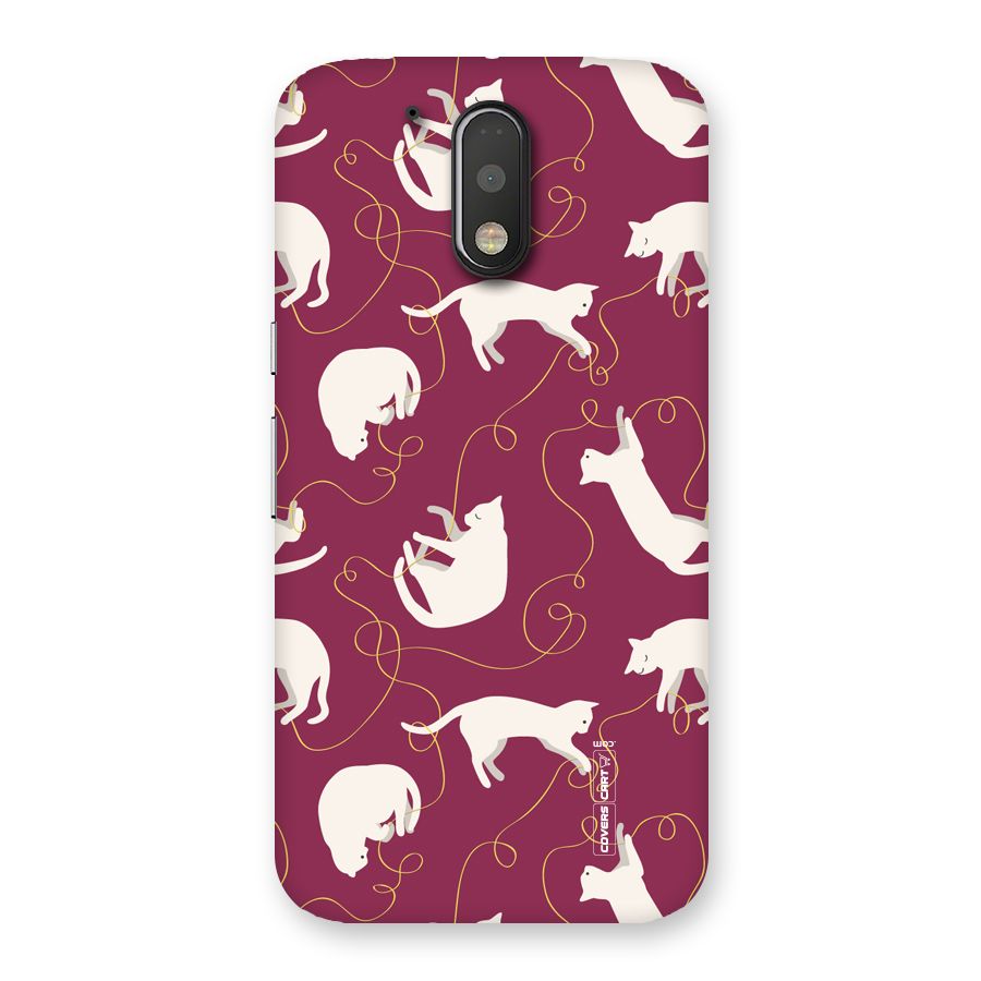 Lazy Kitty Back Case for Motorola Moto G4