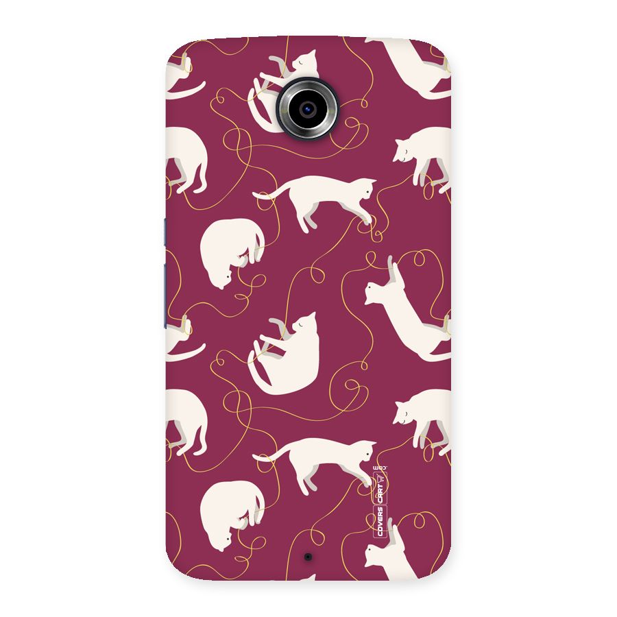 Lazy Kitty Back Case for Nexsus 6