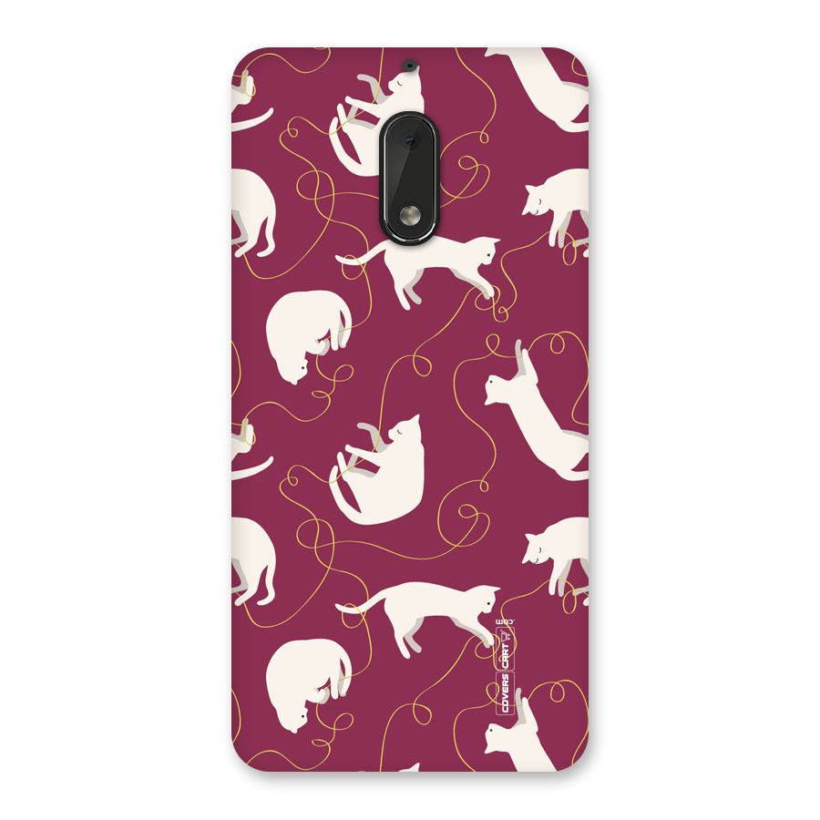 Lazy Kitty Back Case for Nokia 6