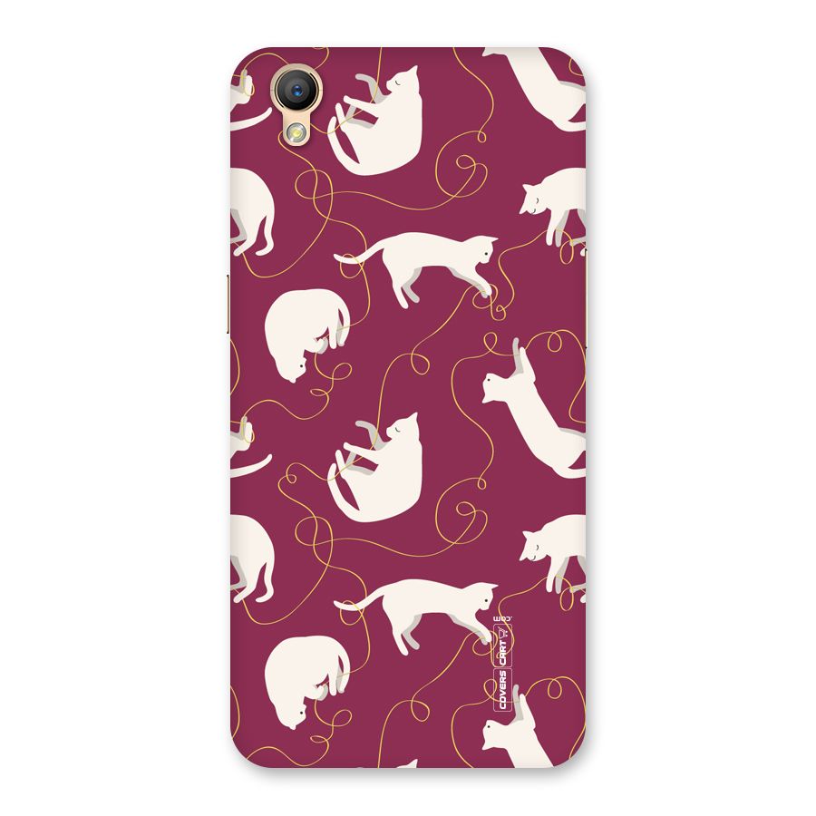 Lazy Kitty Back Case for Oppo A37