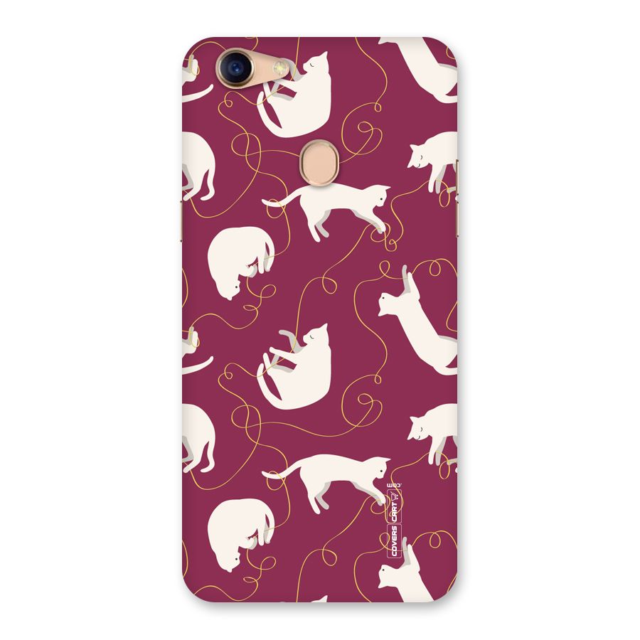 Lazy Kitty Back Case for Oppo F5