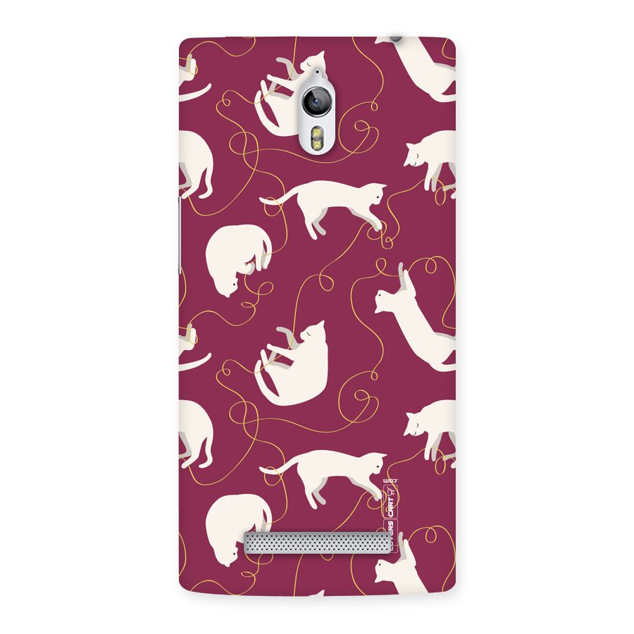 Lazy Kitty Back Case for Oppo Find 7