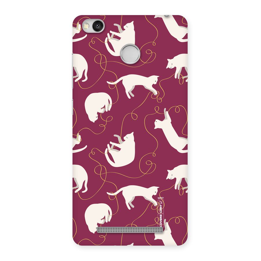 Lazy Kitty Back Case for Redmi 3S Prime