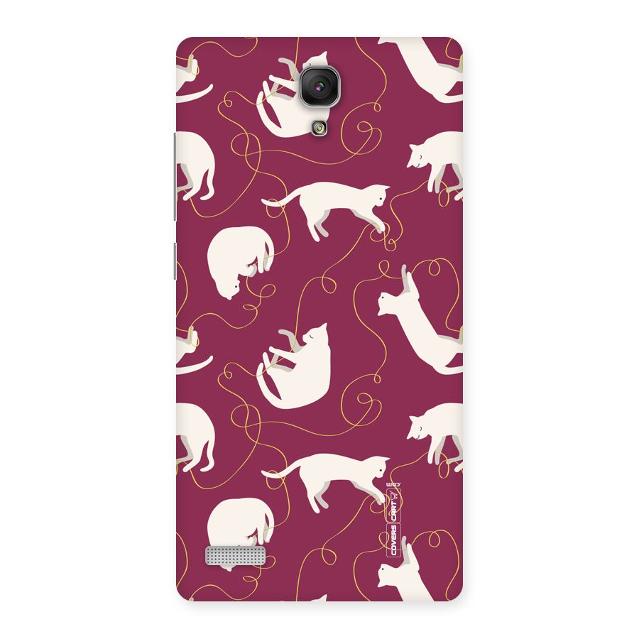 Lazy Kitty Back Case for Redmi Note