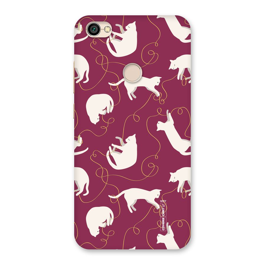 Lazy Kitty Back Case for Redmi Y1 2017