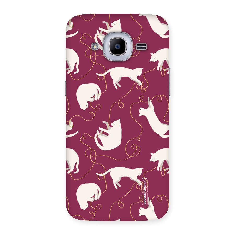 Lazy Kitty Back Case for Samsung Galaxy J2 2016