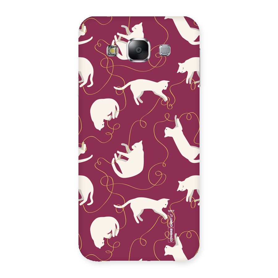 Lazy Kitty Back Case for Samsung Galaxy E5