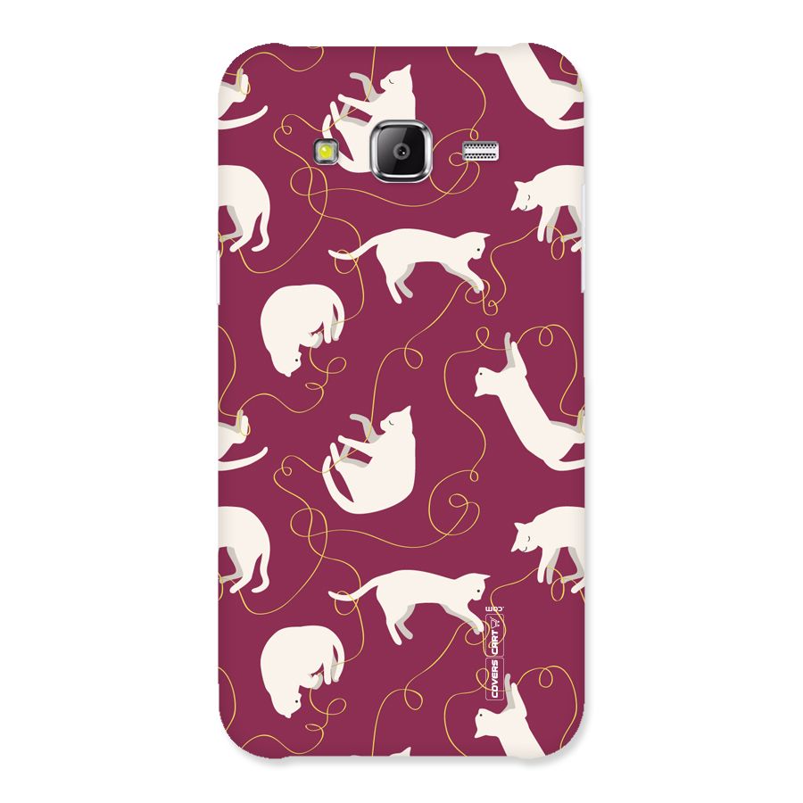Lazy Kitty Back Case for Samsung Galaxy J2 Prime