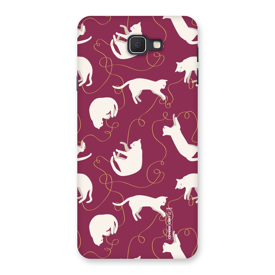 Lazy Kitty Back Case for Samsung Galaxy J7 Prime