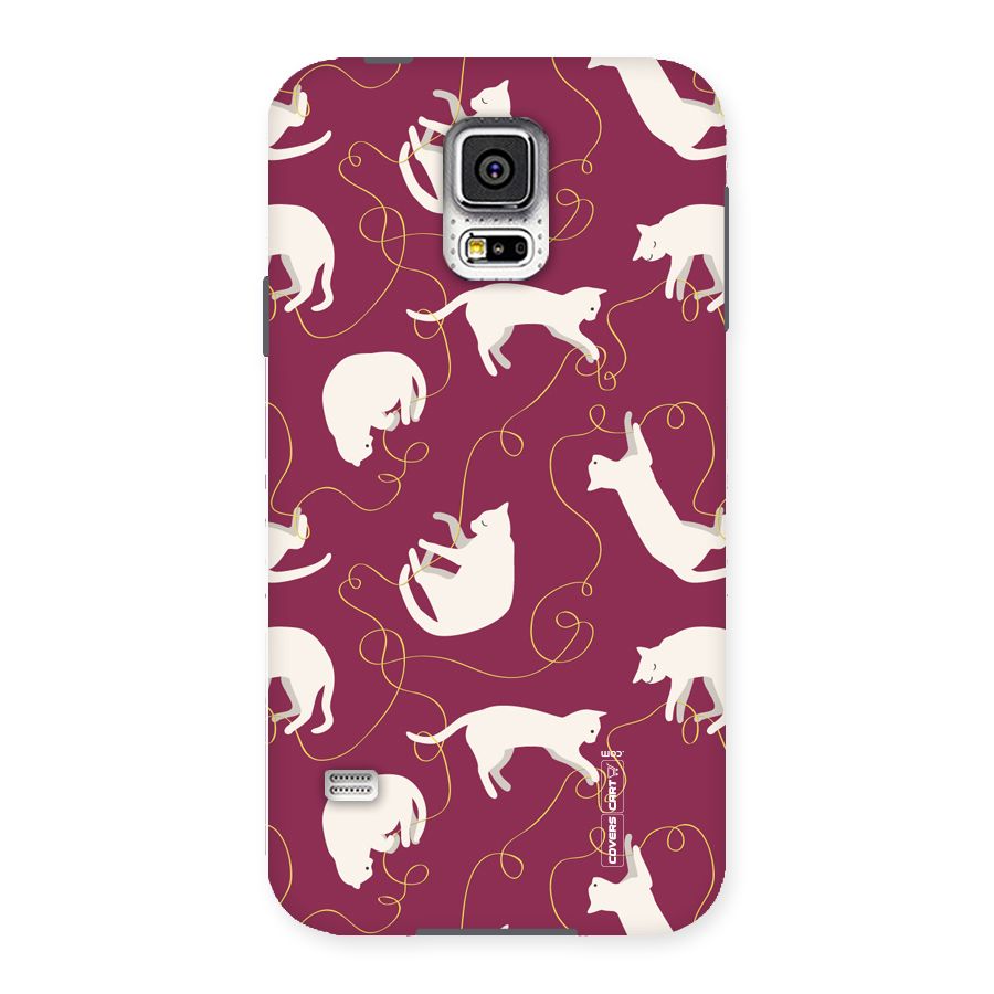 Lazy Kitty Back Case for Samsung Galaxy S5