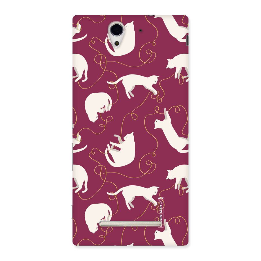 Lazy Kitty Back Case for Sony Xperia C3