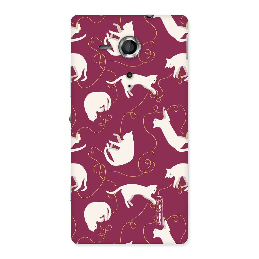 Lazy Kitty Back Case for Sony Xperia SP