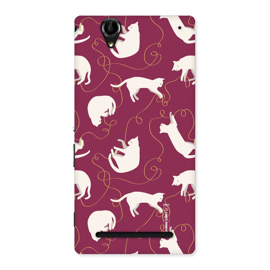 Lazy Kitty Back Case for Sony Xperia T2