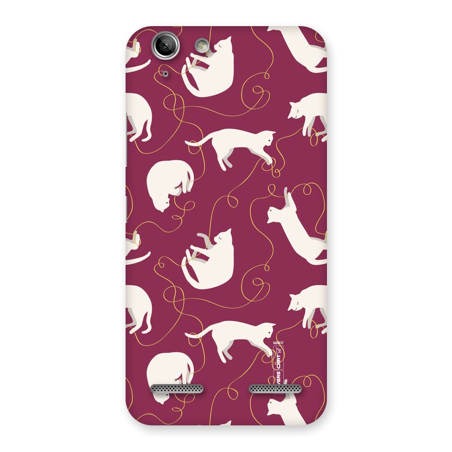 Lazy Kitty Back Case for Vibe K5