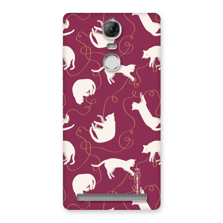 Lazy Kitty Back Case for Vibe K5 Note