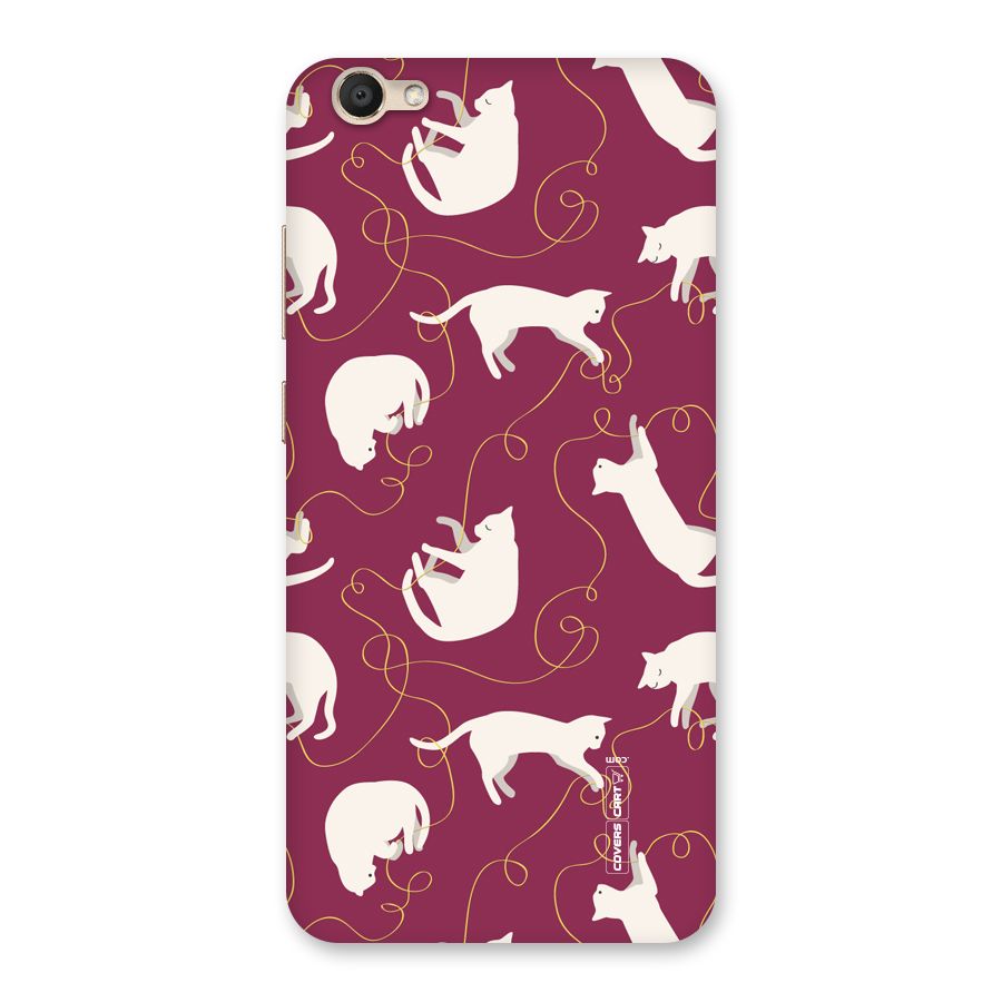 Lazy Kitty Back Case for Vivo V5