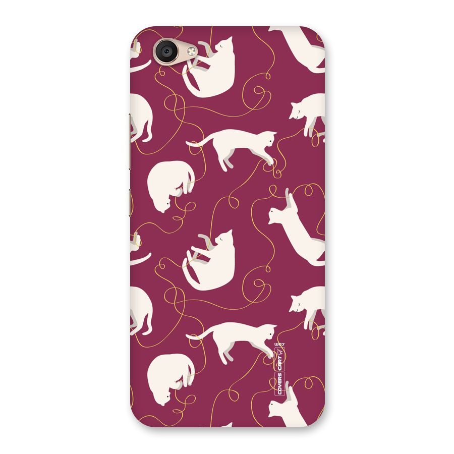 Lazy Kitty Back Case for Vivo V5 Plus