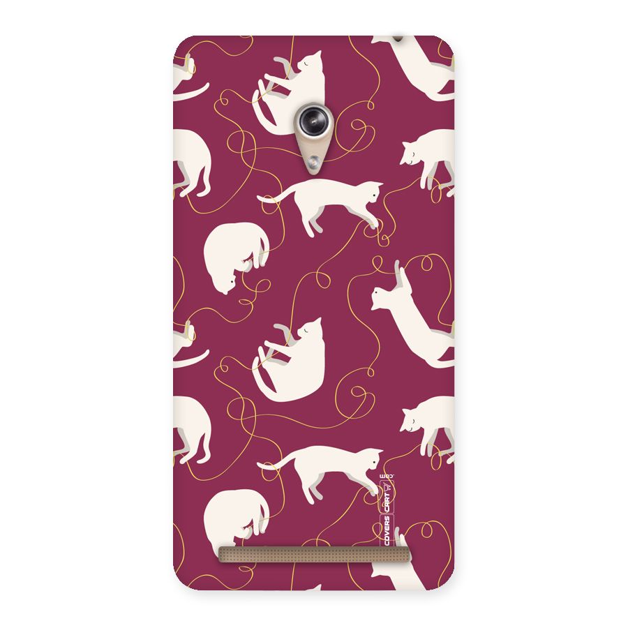 Lazy Kitty Back Case for Zenfone 6