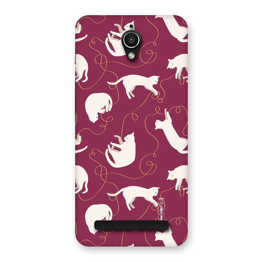 Lazy Kitty Back Case for Zenfone Go