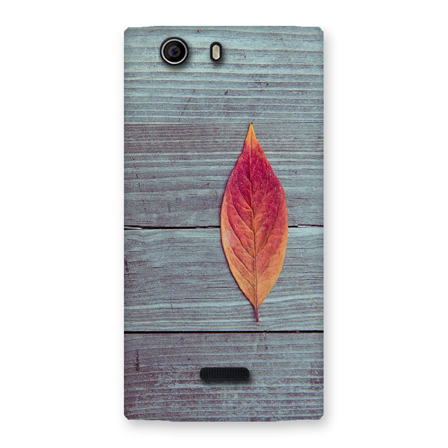 Classic Wood Leaf Back Case for Canvas Nitro 2 E311