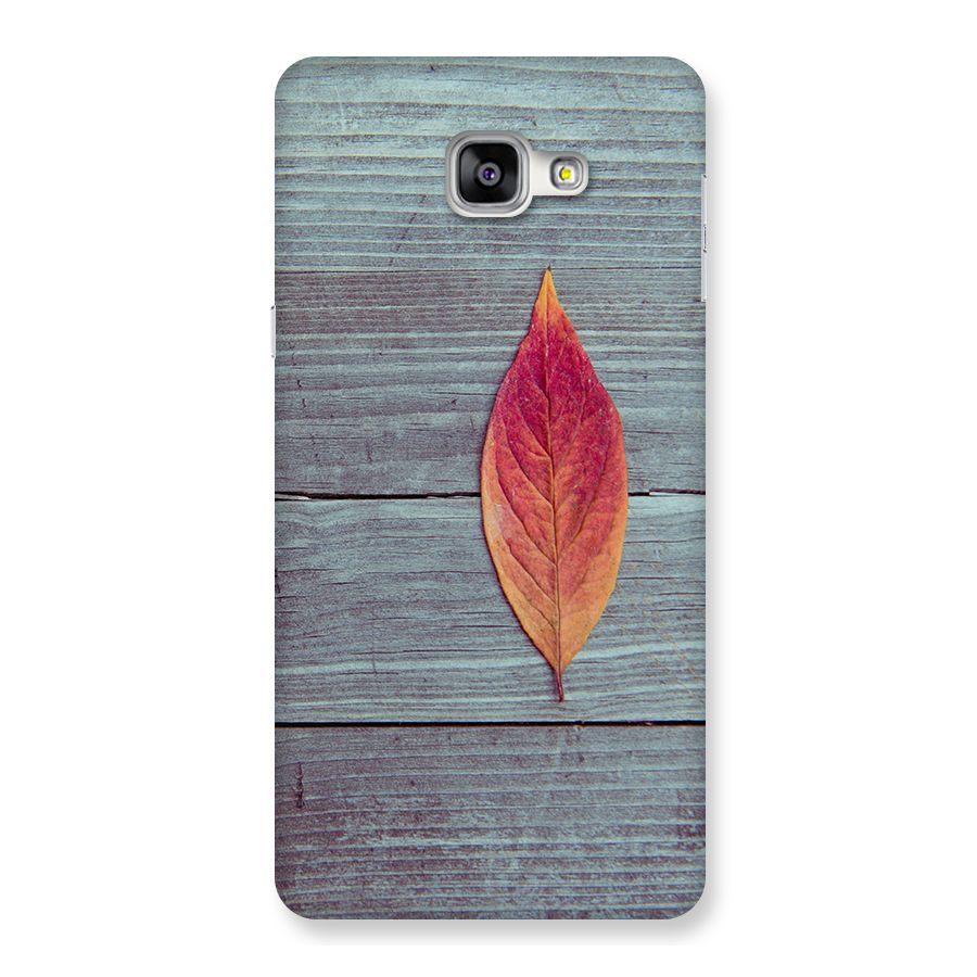 Classic Wood Leaf Back Case for Galaxy A9