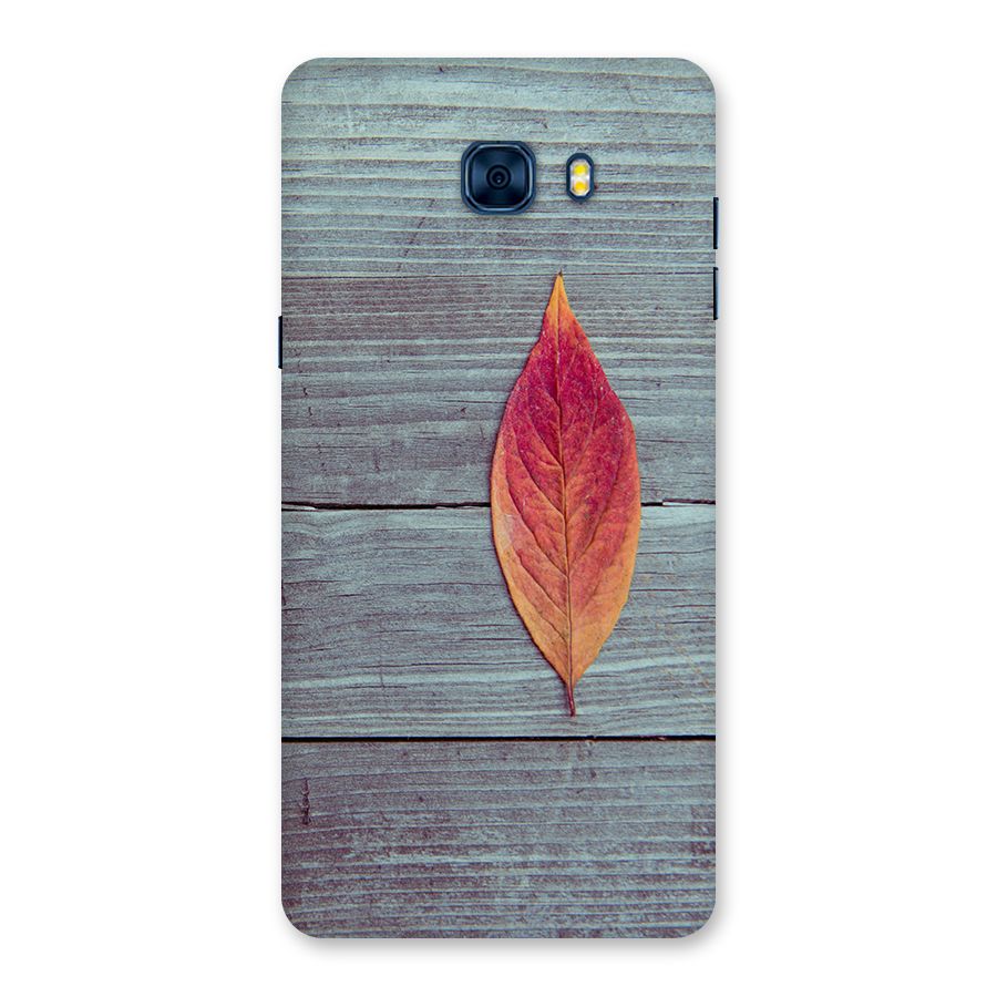 Classic Wood Leaf Back Case for Galaxy C7 Pro
