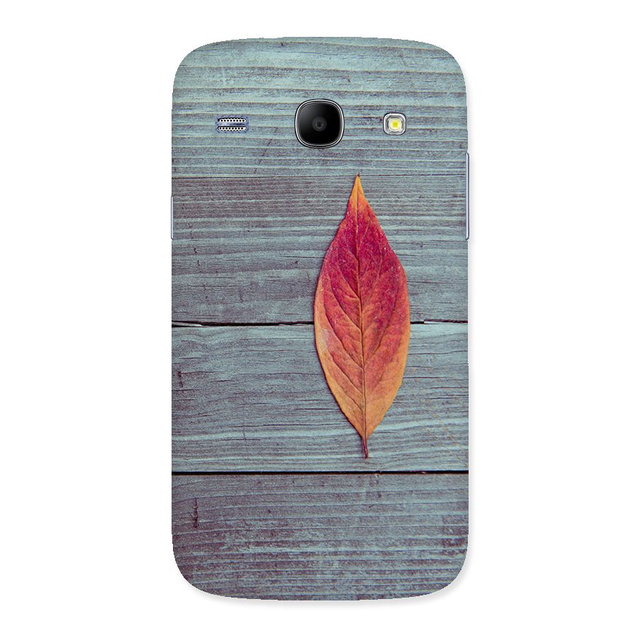 Classic Wood Leaf Back Case for Galaxy Core