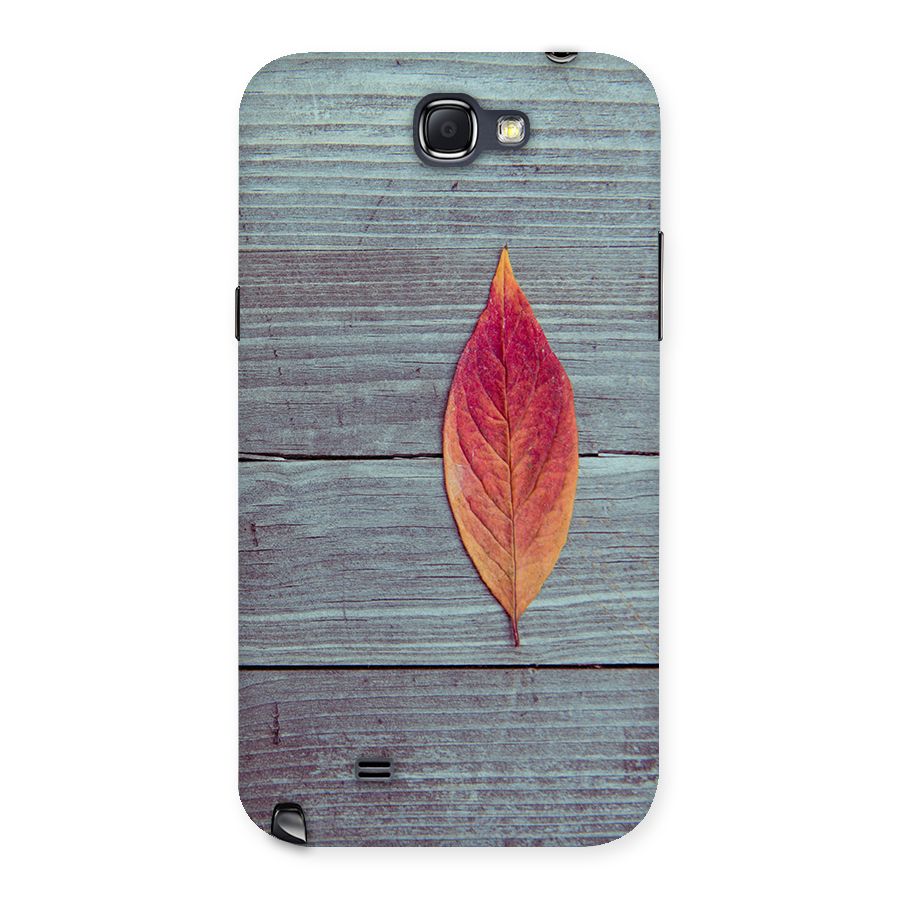 Classic Wood Leaf Back Case for Galaxy Note 2