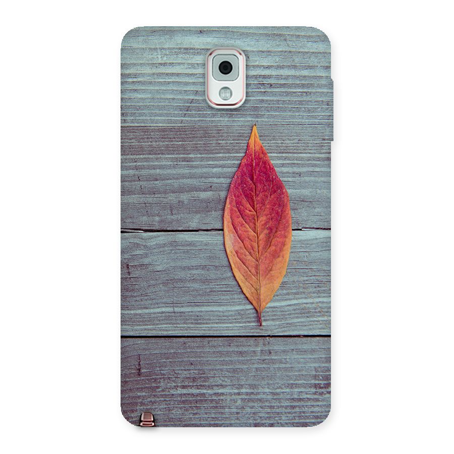 Classic Wood Leaf Back Case for Galaxy Note 3