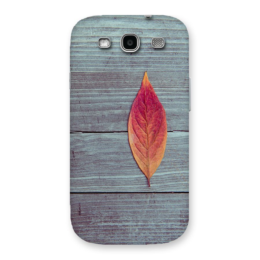 Classic Wood Leaf Back Case for Galaxy S3