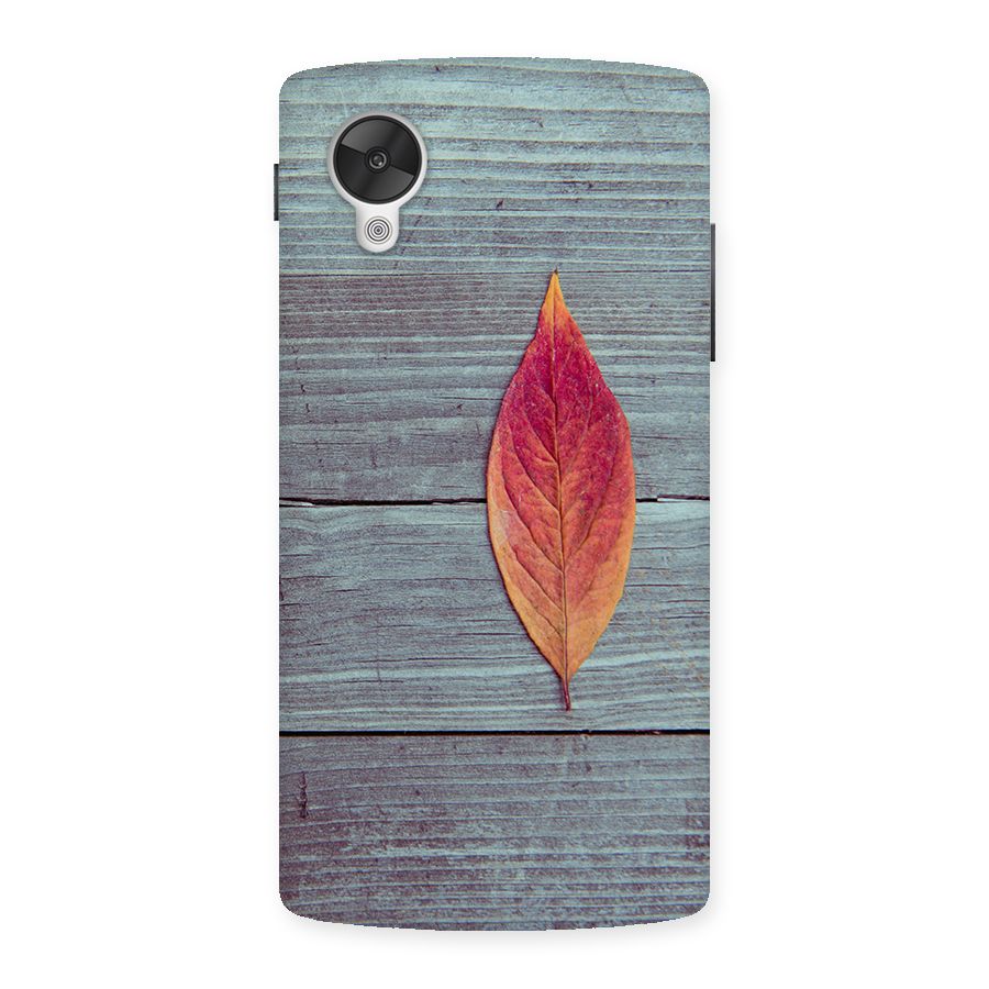 Classic Wood Leaf Back Case for Google Nexsus 5