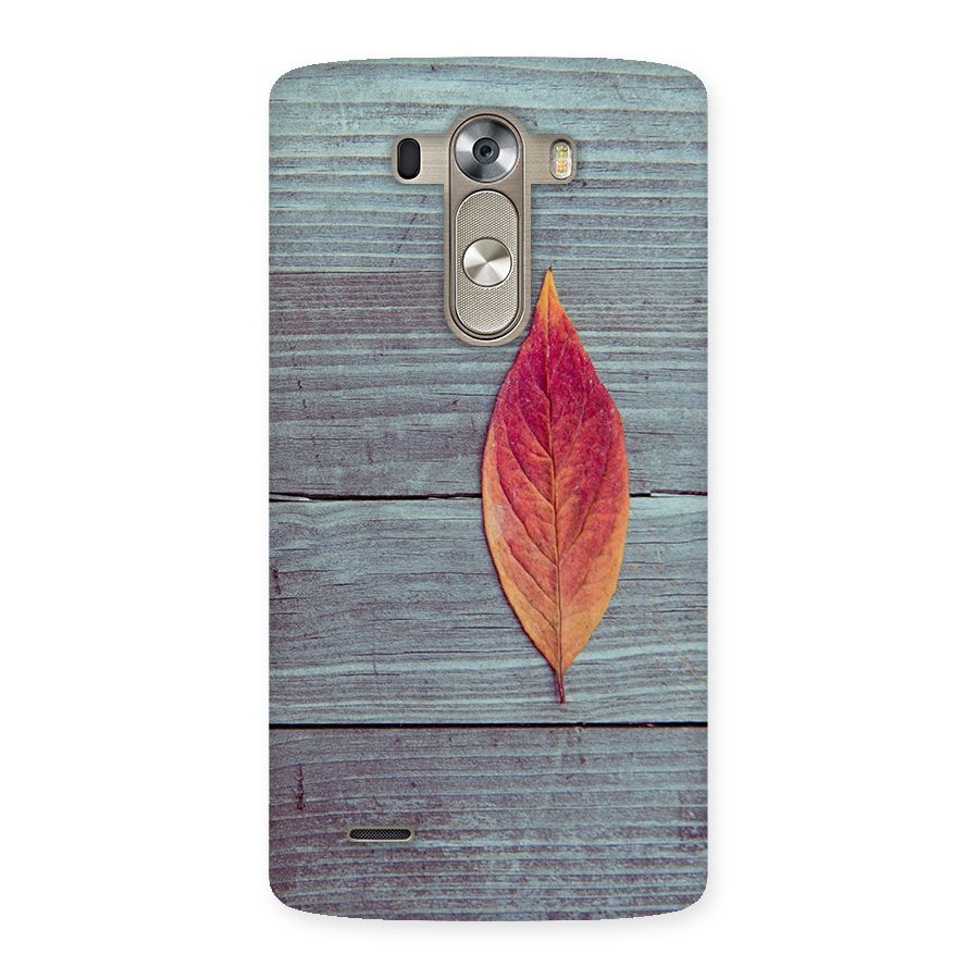 Classic Wood Leaf Back Case for LG G3