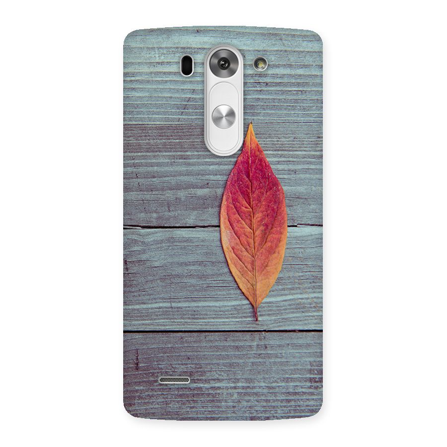 Classic Wood Leaf Back Case for LG G3 Beat